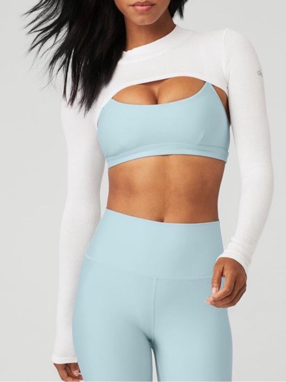 Alo Yoga Thrill Seeker Long Sleeve Ribbed Shrug